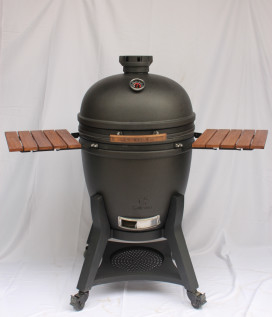 세라믹 가죽 가시화 된 석탄 카마도 그릴 27 인치 BBQ
