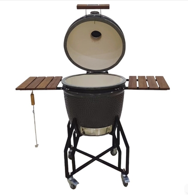 조절 가능한 환기 시스템 나무 석탄 세라믹 그릴 BBQ